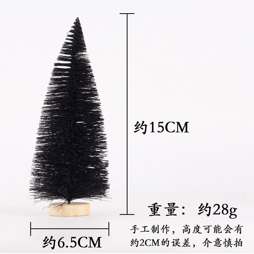 15CM Black Christmas Tree