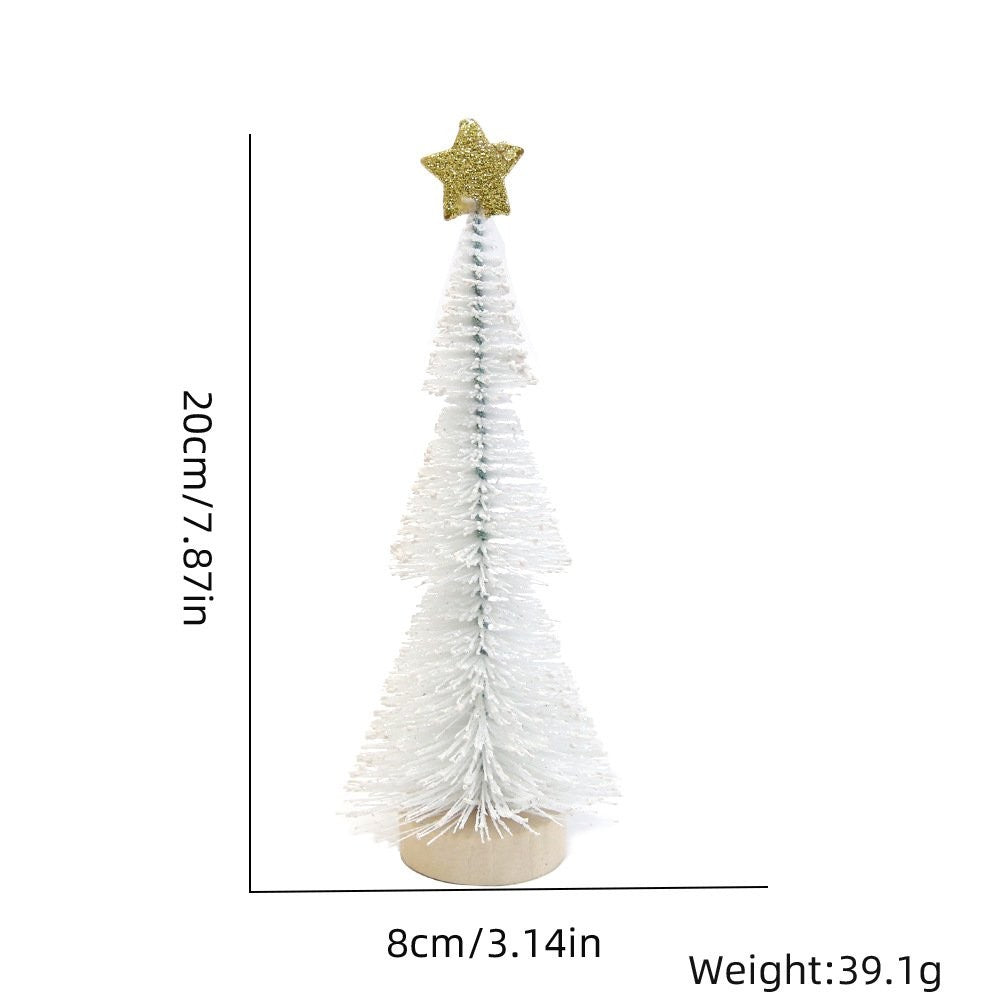 20CM Red Snow-Dusted Tree 3