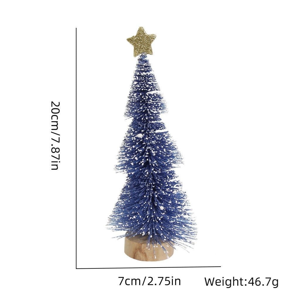 20CM Red Snow-Dusted Tree 6