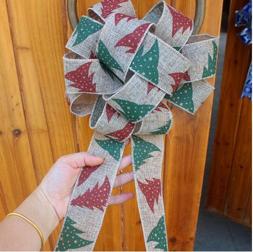 25*45cm Rose Red Silver Edge Bow 3