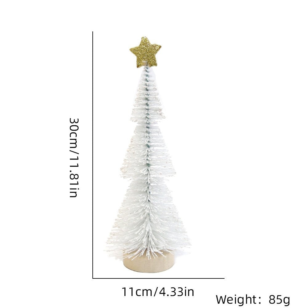 30CM Red Snow-Dusted Tree 3