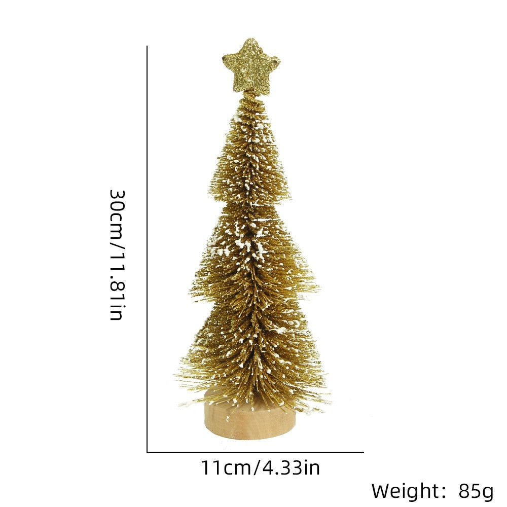 30CM Red Snow-Dusted Tree 5