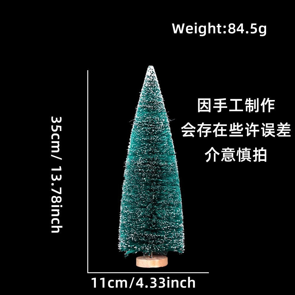35CM Blue Green Color Tree