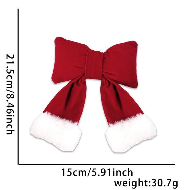5 Wire Cotton White Edge Bow
