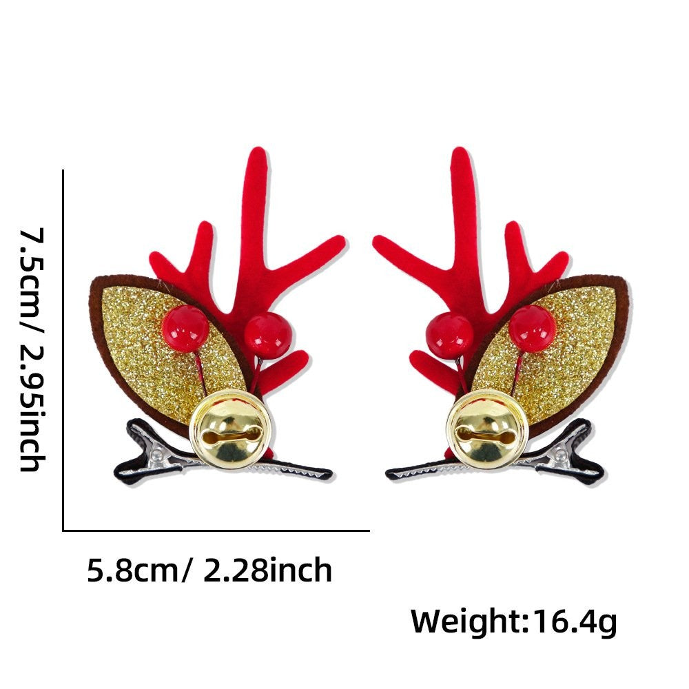 Antler Bow Clip Pair Hair Clip 7