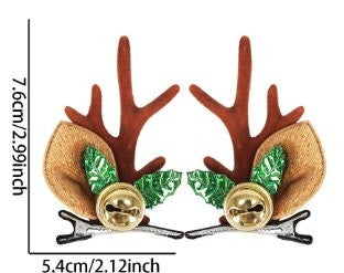 Bell Brown Antler Hair Clip