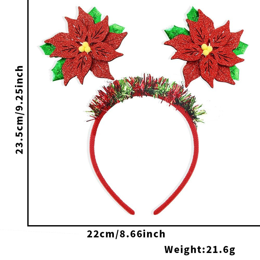 Black Christmas Top Hat Headband 3