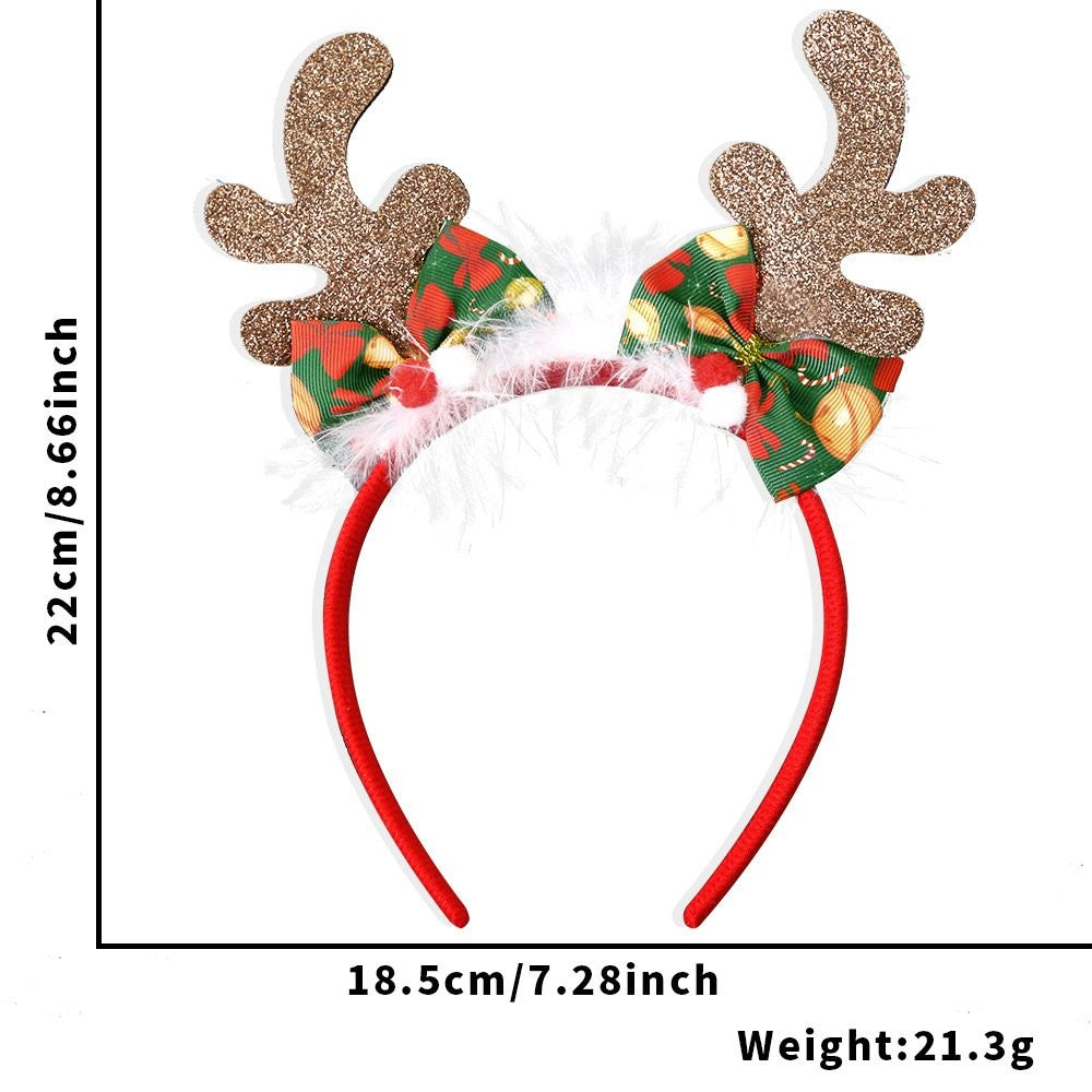 Black Christmas Top Hat Headband 7
