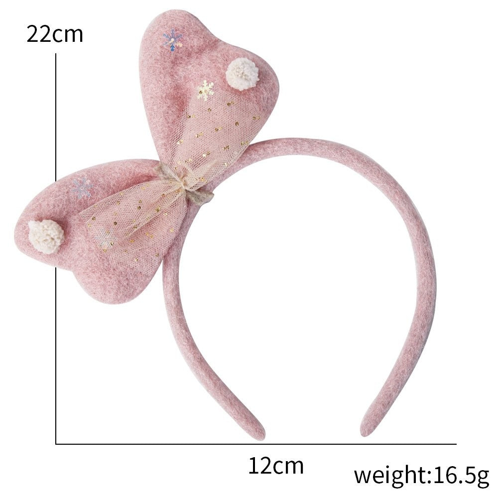 Blue Bow Headband 2