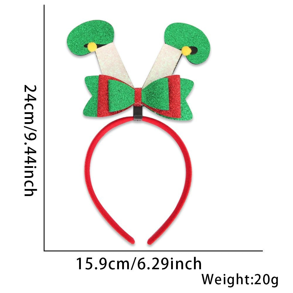 Bow Tie Elf Leg Headband