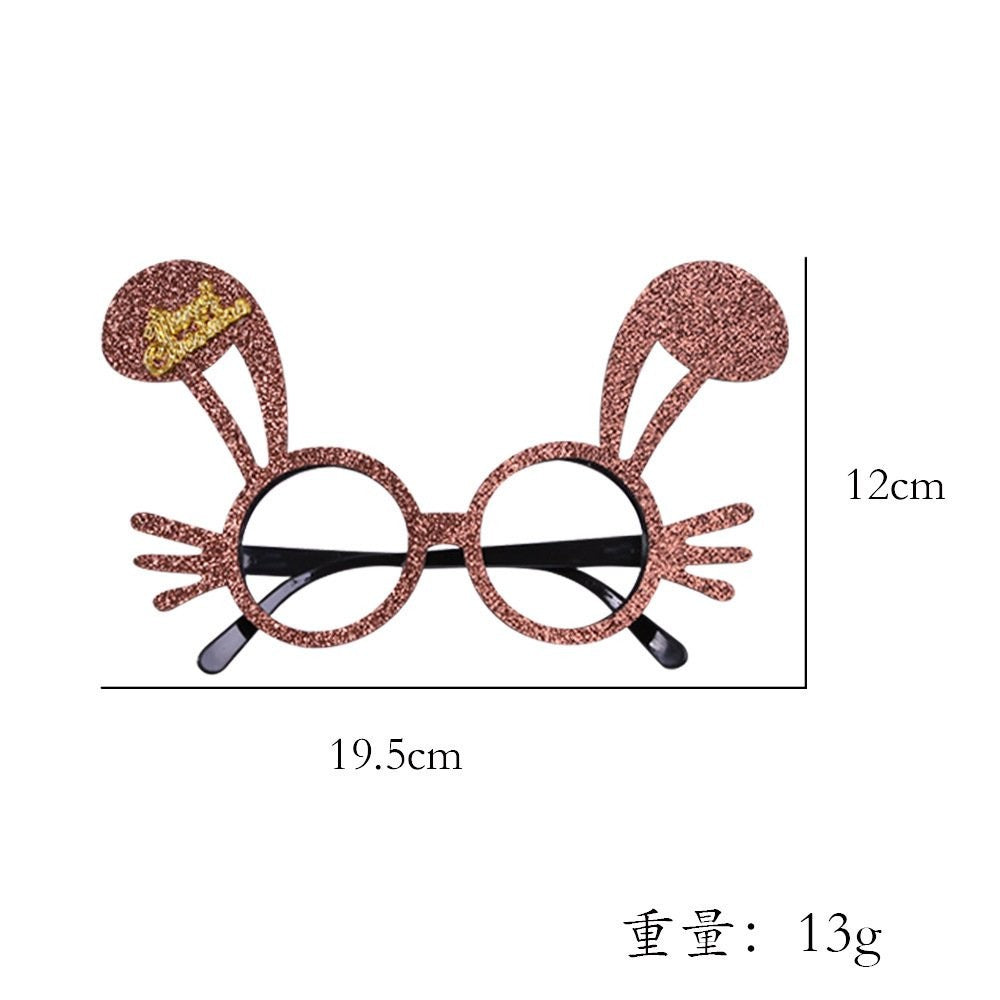 Bunny Ears Glasses Camel