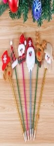 Christmas Ballpoint Pen Hair Clip
