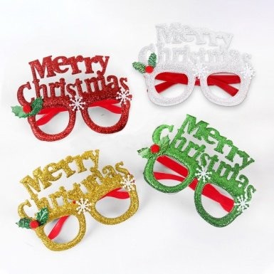 Christmas Decoration Glasses 14x11cm