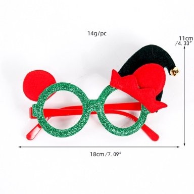 Christmas Decoration Glasses 18x11cm