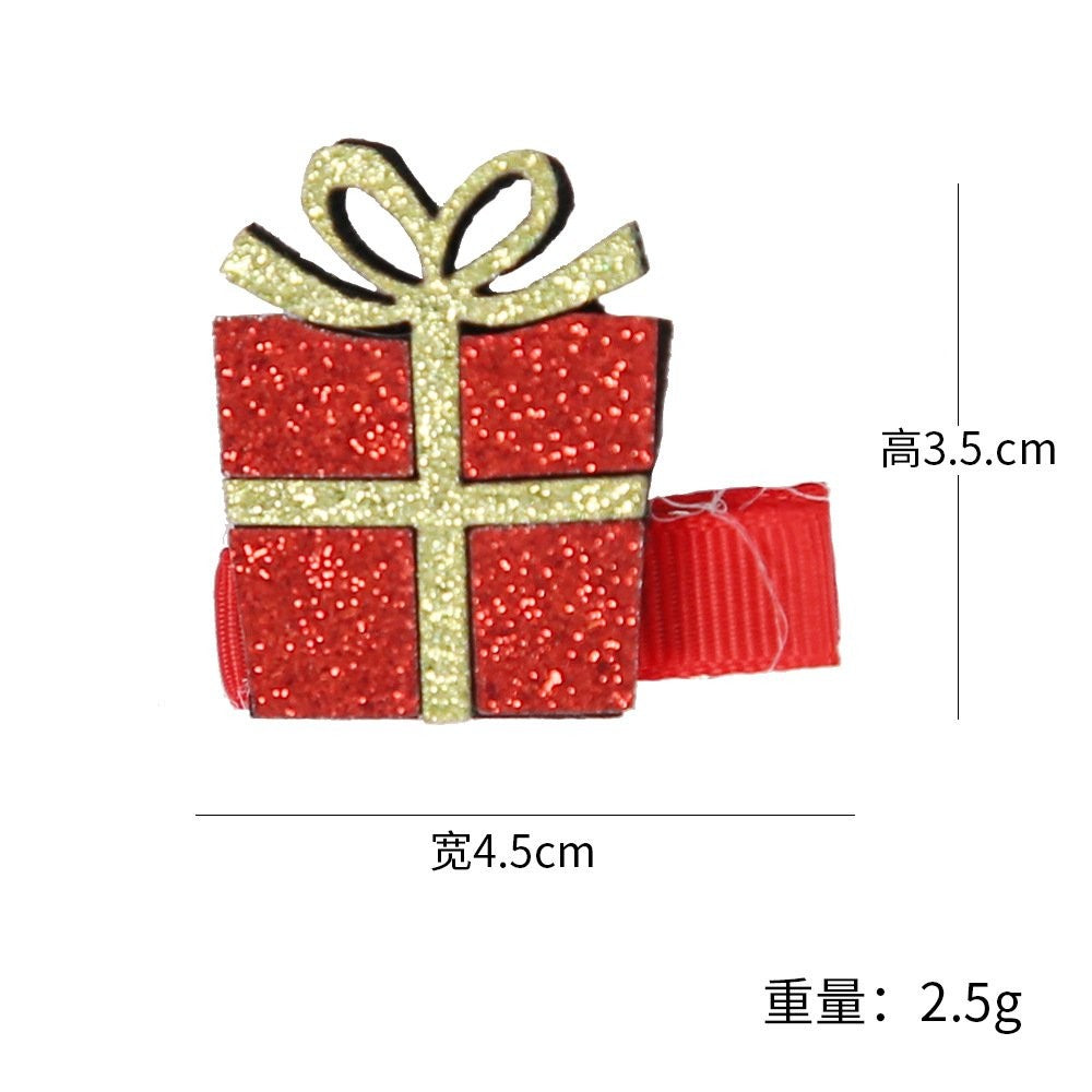 Christmas Gift Hair Clip 4.5*3.5cm