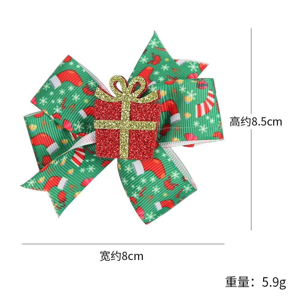 Christmas Gift Hair Clip 8.5*8cm