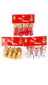 Diamond Pattern Bell,4 Pc /OPP Bag Bell Garland