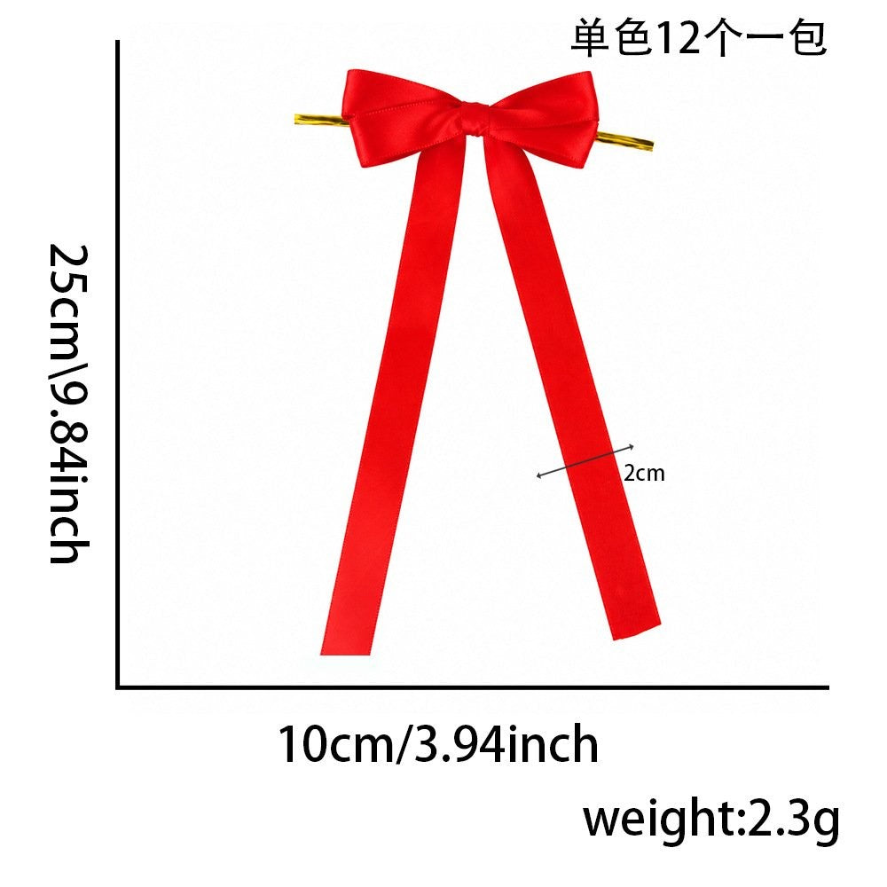 Double Layer Red Bow