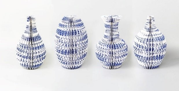 Flower Honeycomb Flower Bottle