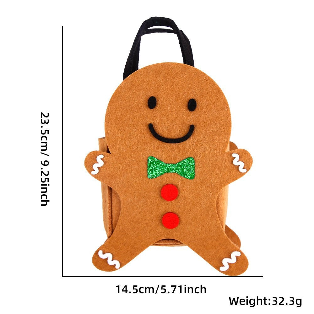 Gingerbread Man Style Candy Bag
