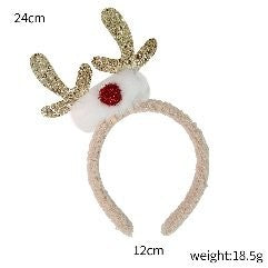 Gold Antler Headband 24*12cm