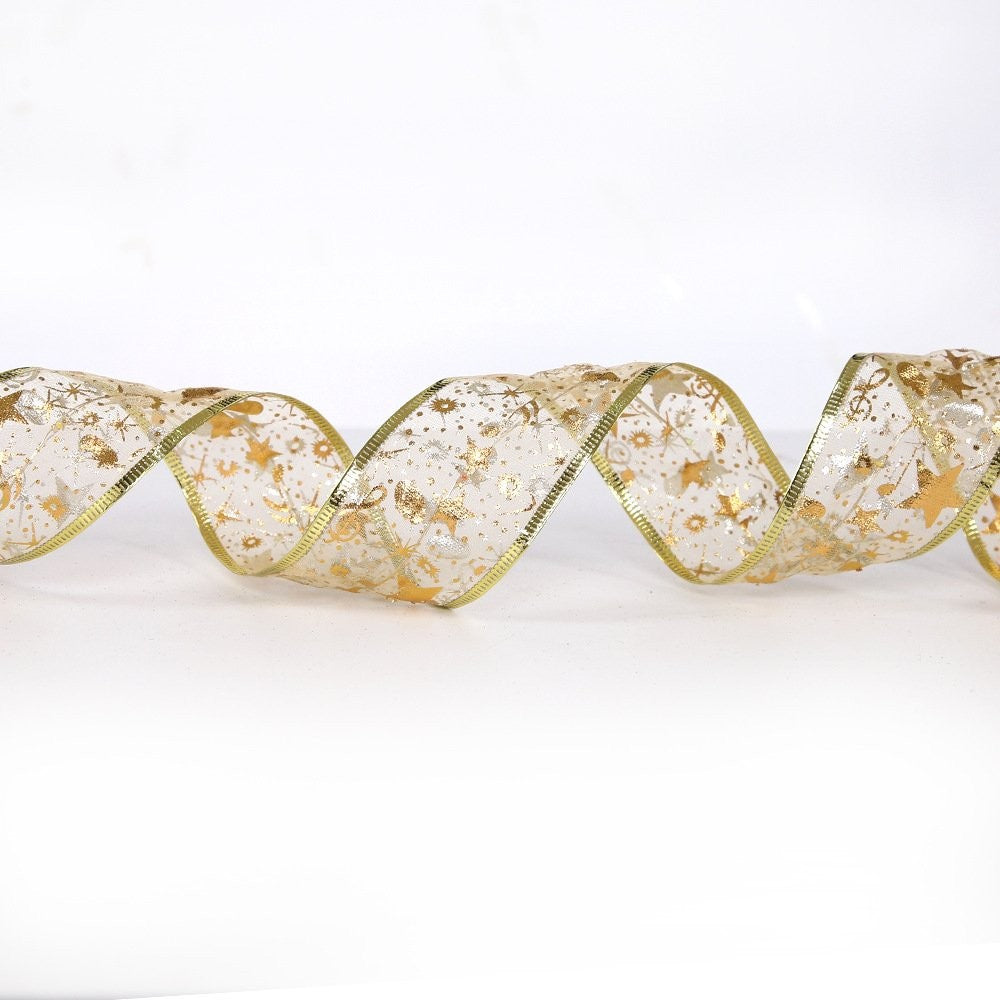 Gold Foil Gold Ribbon (Without LED) 1M
