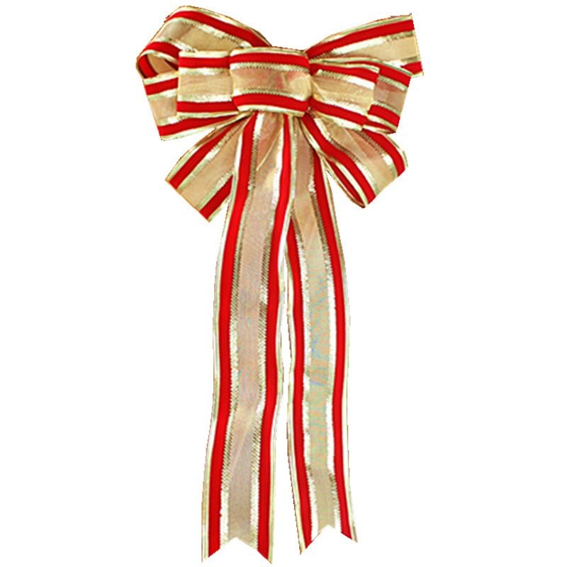 Gold Red Bow