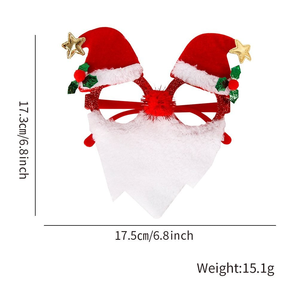 Green Santa Hat Glasses 2