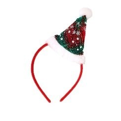 Green Santa Hat Headband