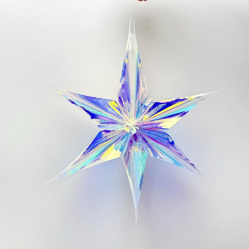 Hexagon Star (J-S0216) Hanging Ornament