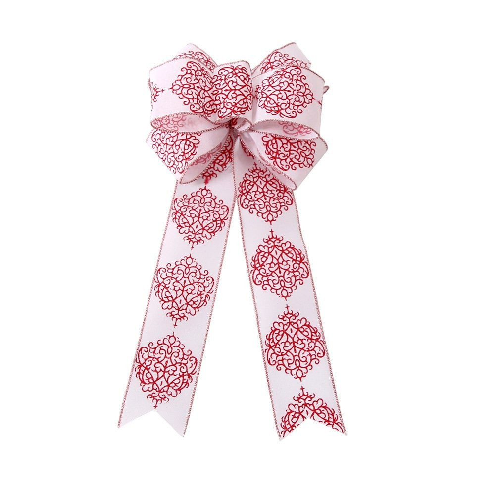 Khaki Large Flower Bow 2