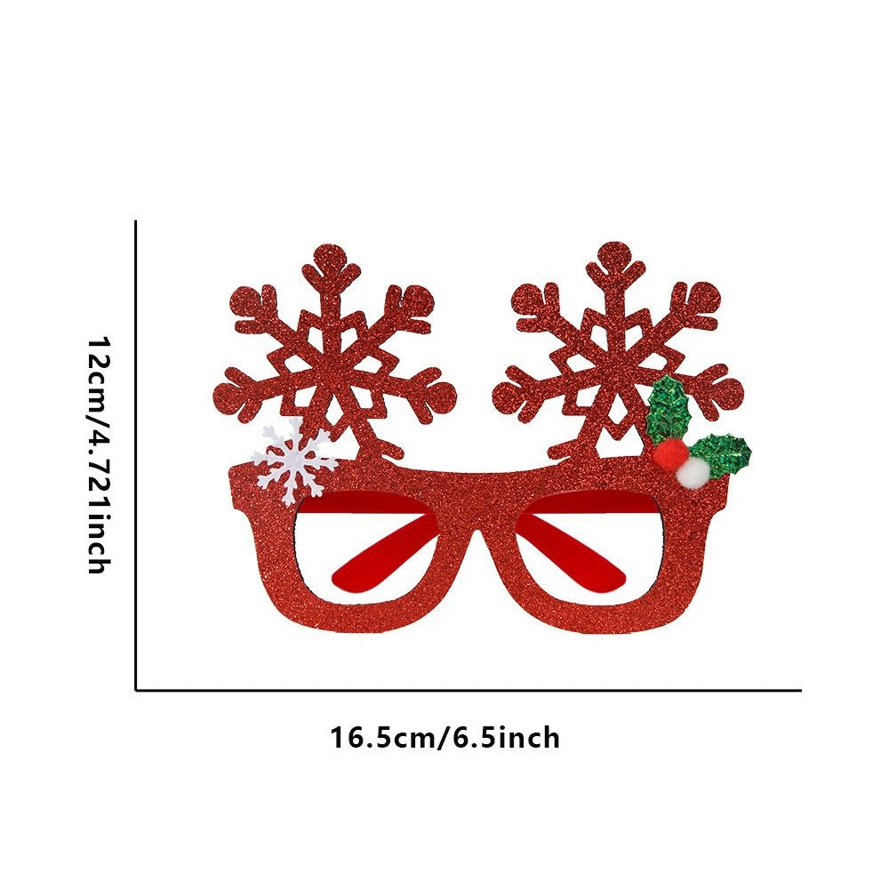 Light Blue Snowflake Glasses 2