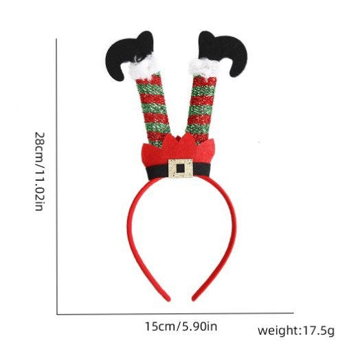 Long Leg Santa Claus Headband