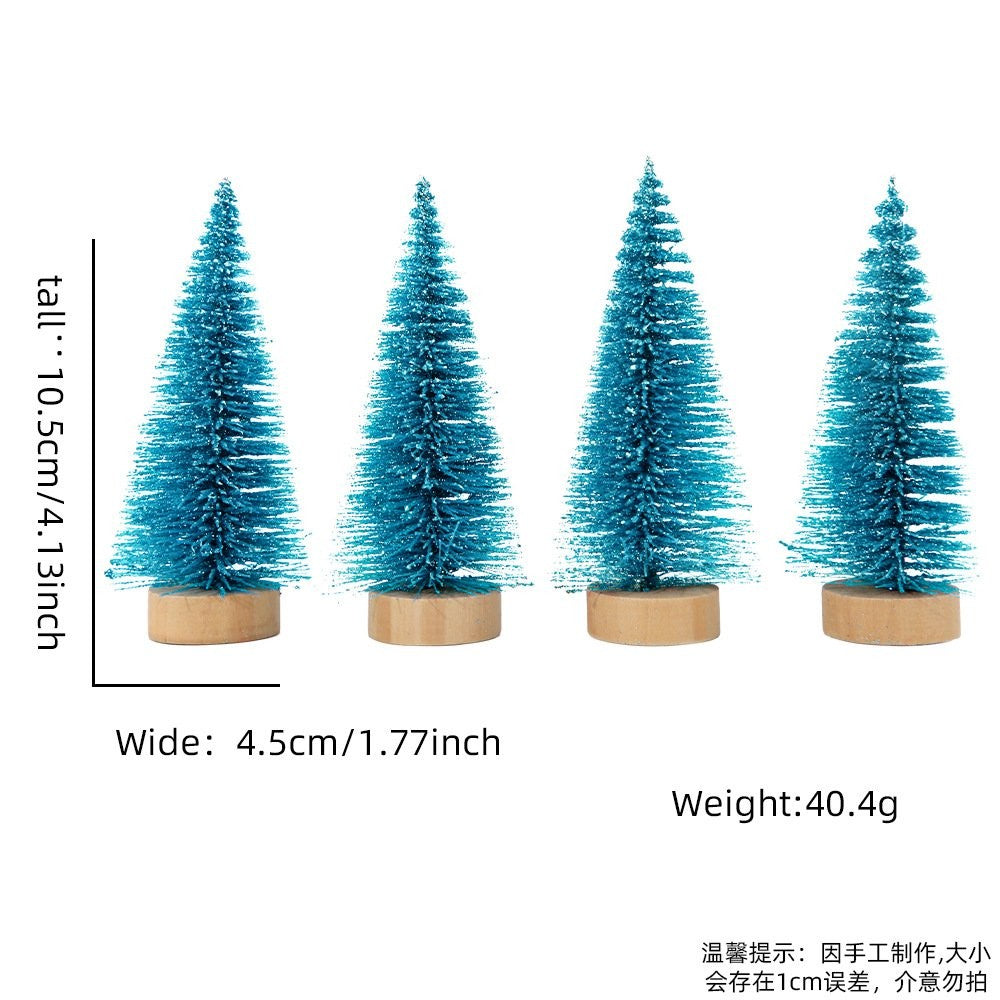 Peacock Green Without Snow Style (4-Pack) Tree