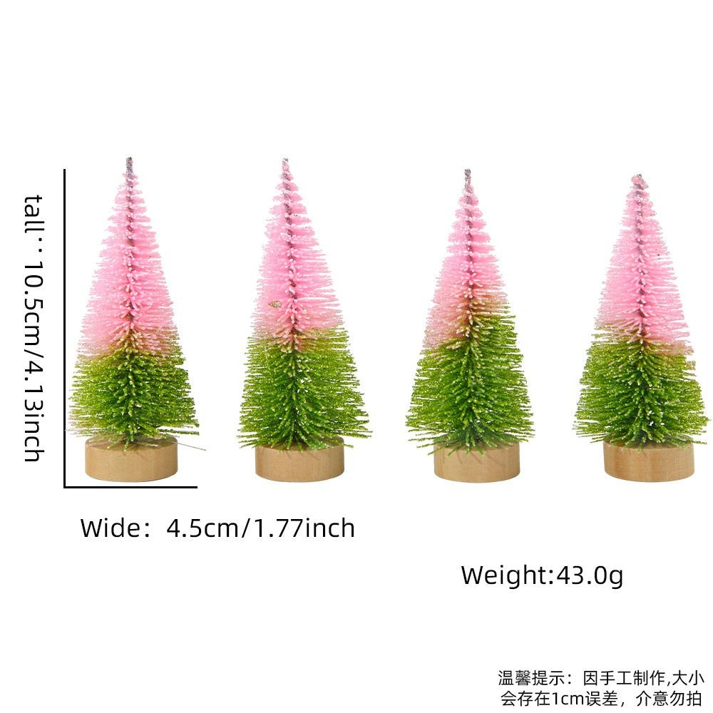 Pink Green Gradient Style (4-Pack) Tree