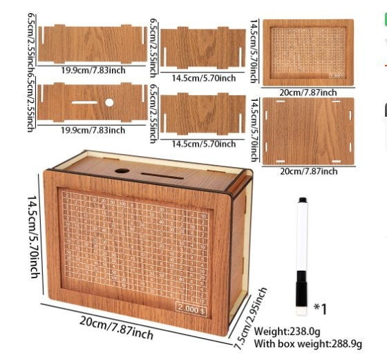 Plane Box Money Box