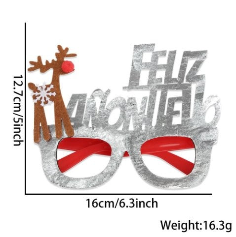 Reindeer Silver Spanish Glasses 4