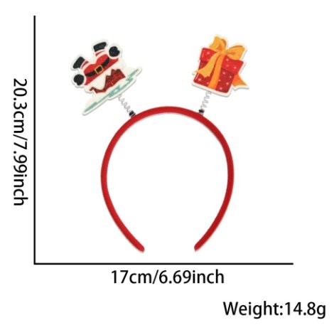 Santa Leg Gift Box Headband