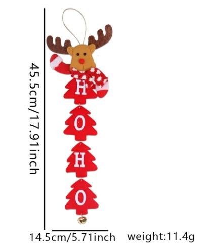 SAUDE Letter Santa Ornament 3