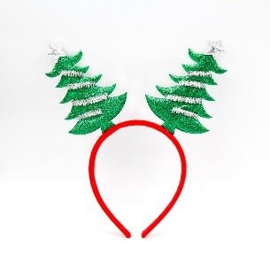 Silver Grass Green Tree Head Bopper