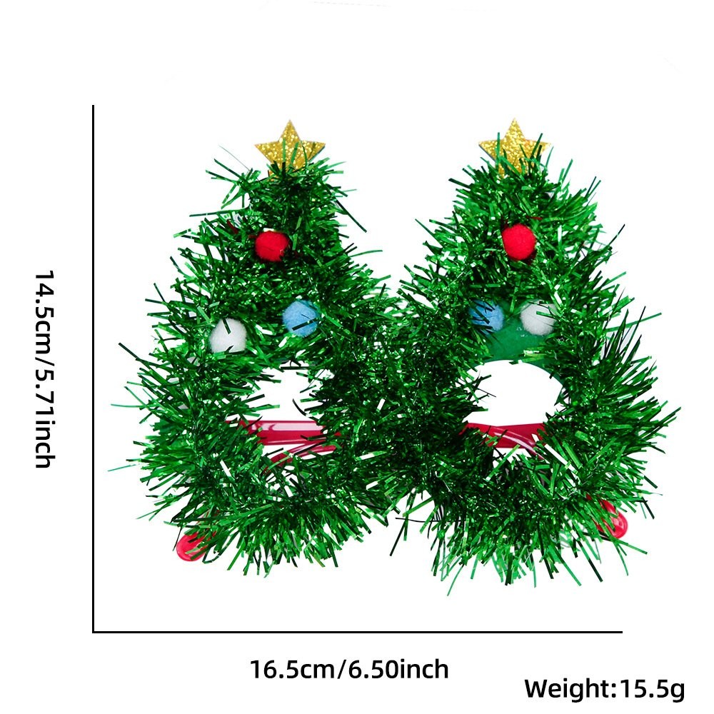 Snowman Christmas Tree Red Glasses Frame 7