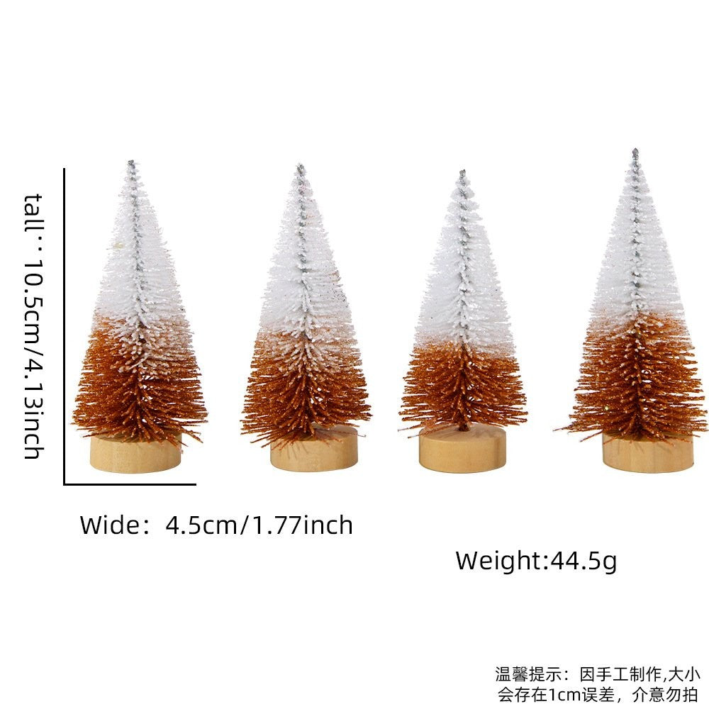 White Yellow Gradient Style (4-Pack) Tree