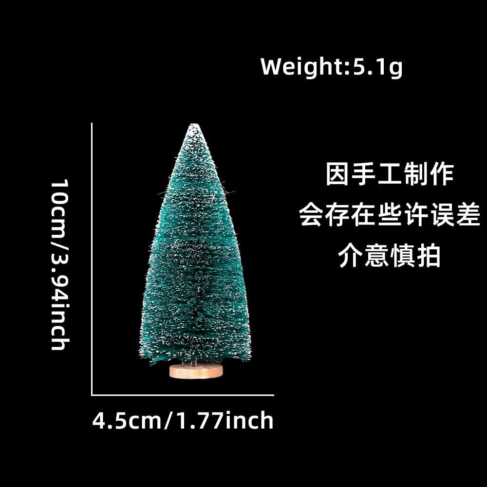 10CM Blue Green Color Tree