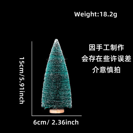 15CM Blue Green Color Tree