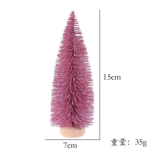 15cm Warm Light Red Christmas Tree