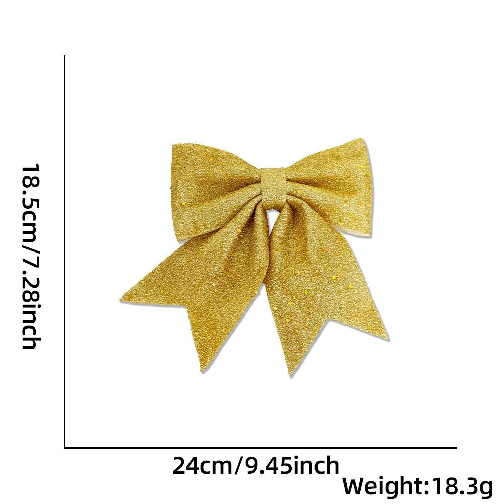 18.5CM Gold Bow