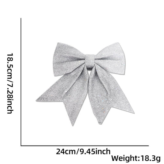 18.5CM Silver Bow