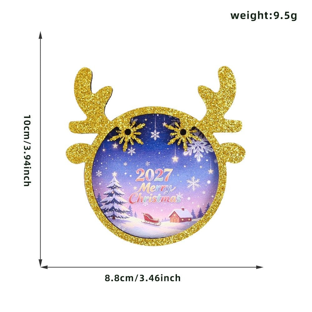 2027 Antler Ornament