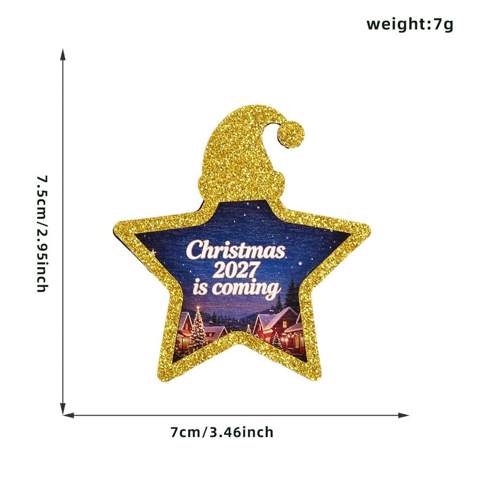 2027 Antler Ornament 4
