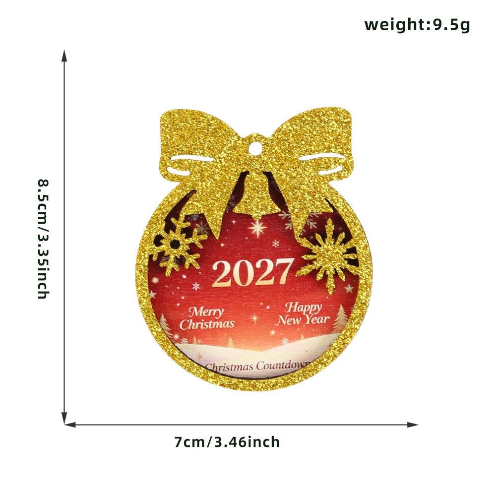 2027 Antler Ornament 5